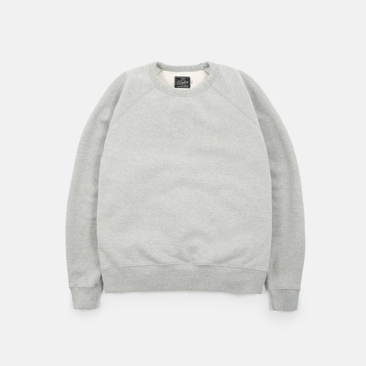 DE-HDC01-GRY - DEHEN 1920 Heavy Duty Crew Sweatshirt - Heather Grey - Image 3