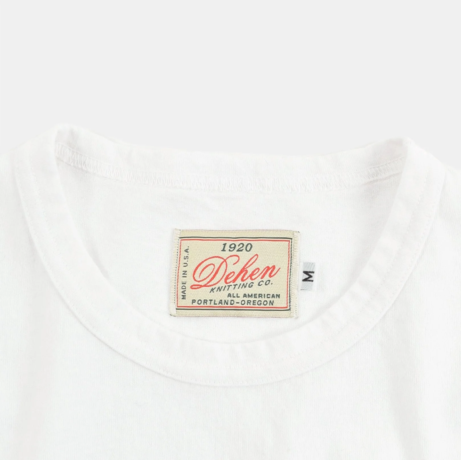 DE-TS01-WHT - Dehen 1920 Heavy Duty T-Shirt - White - Image 4