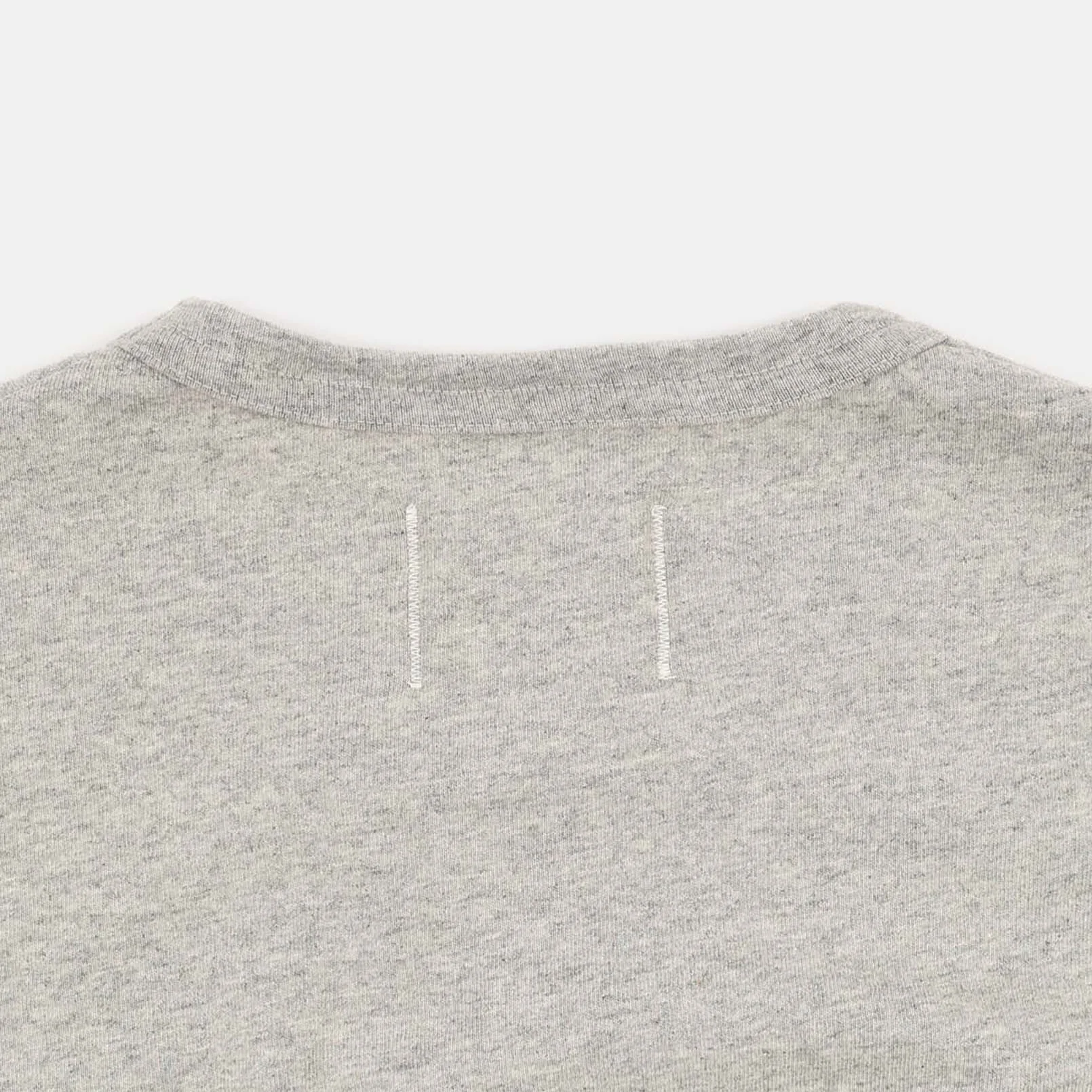 DE-TS01P-HEA - Dehen 1920 Heavy Duty Pocket T-Shirt - Heather Grey - Image 5