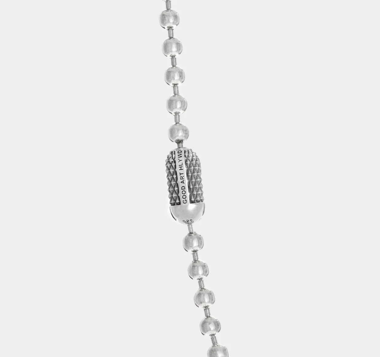 GA-POPLOCK-NECKLACE-A24-GB - GOOD ART HLYWD Poplock Necklace Goosebumps/ A24' - Sterling Silver - Image 2