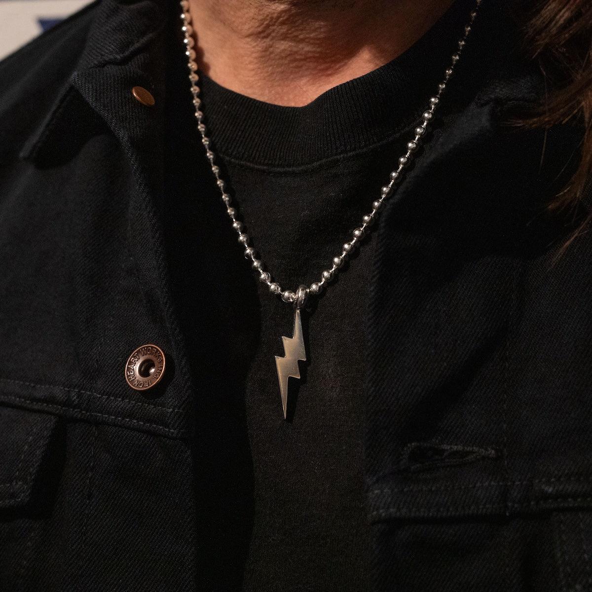 GA-SHAZAM-A - GOOD ART HLYWD Shazam! Pendant A - Sterling Silver - Image 2