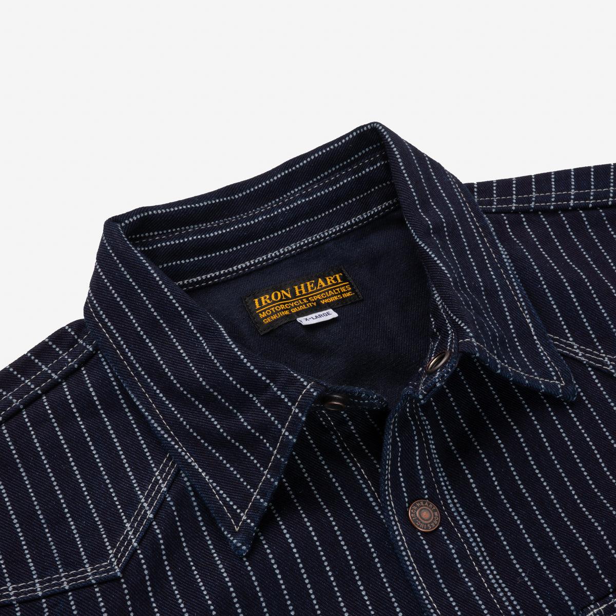 IHSH-227-IND - 12oz Wabash CPO Shirt - Indigo - Image 6
