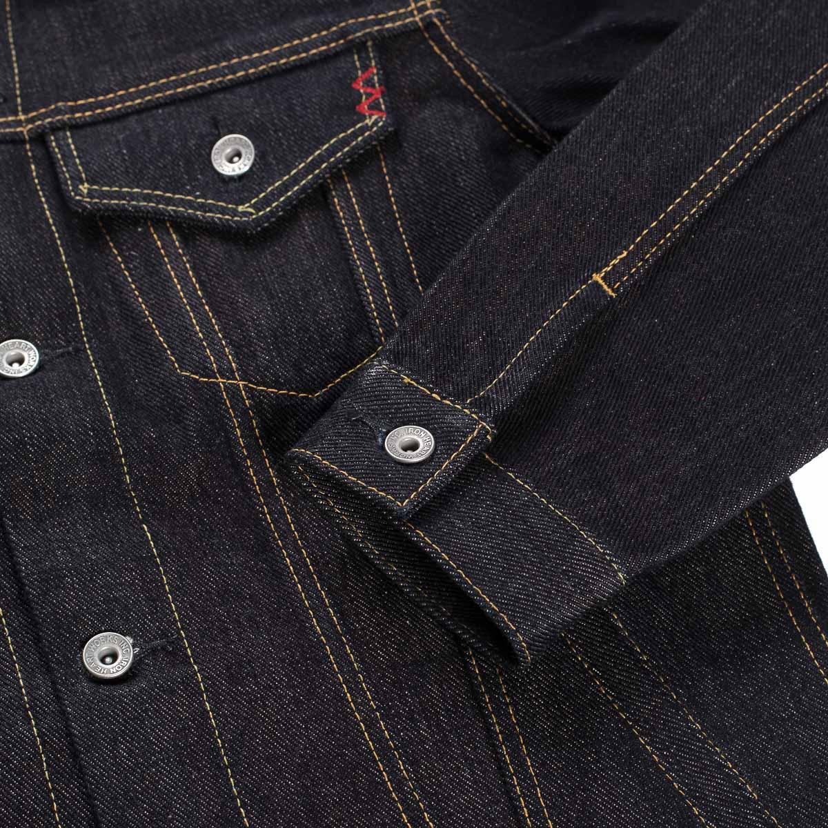IH-526L - 19oz Left-Hand Twill Selvedge Denim Type III Jacket - Indigo - Image 7