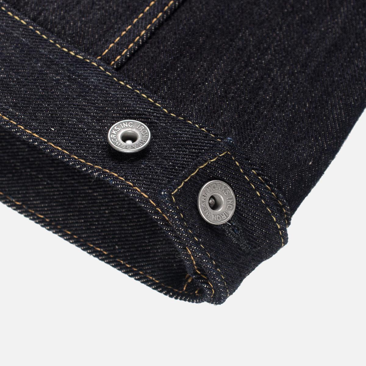 IH-526L - 19oz Left-Hand Twill Selvedge Denim Type III Jacket - Indigo - Image 9