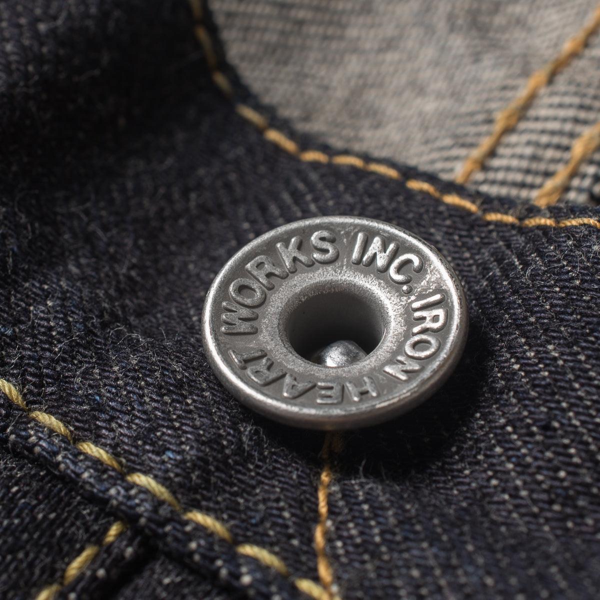 IH-555S-142 - 14oz Selvedge Denim Super Slim Cut Jeans - Indigo - Image 14
