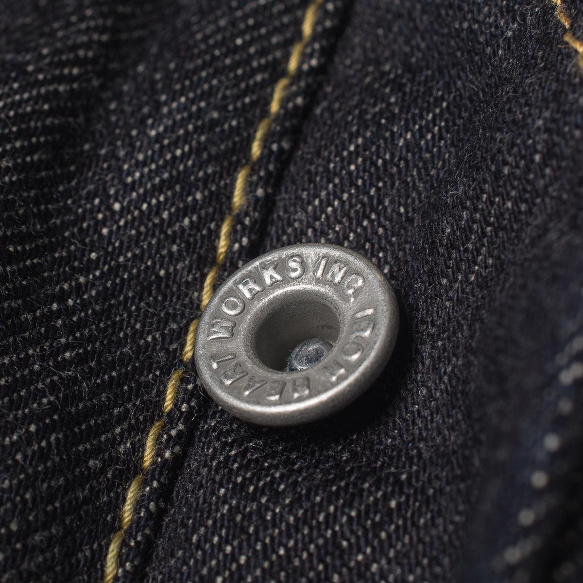 IH-555S-142 - 14oz Selvedge Denim Super Slim Cut Jeans - Indigo - Image 18