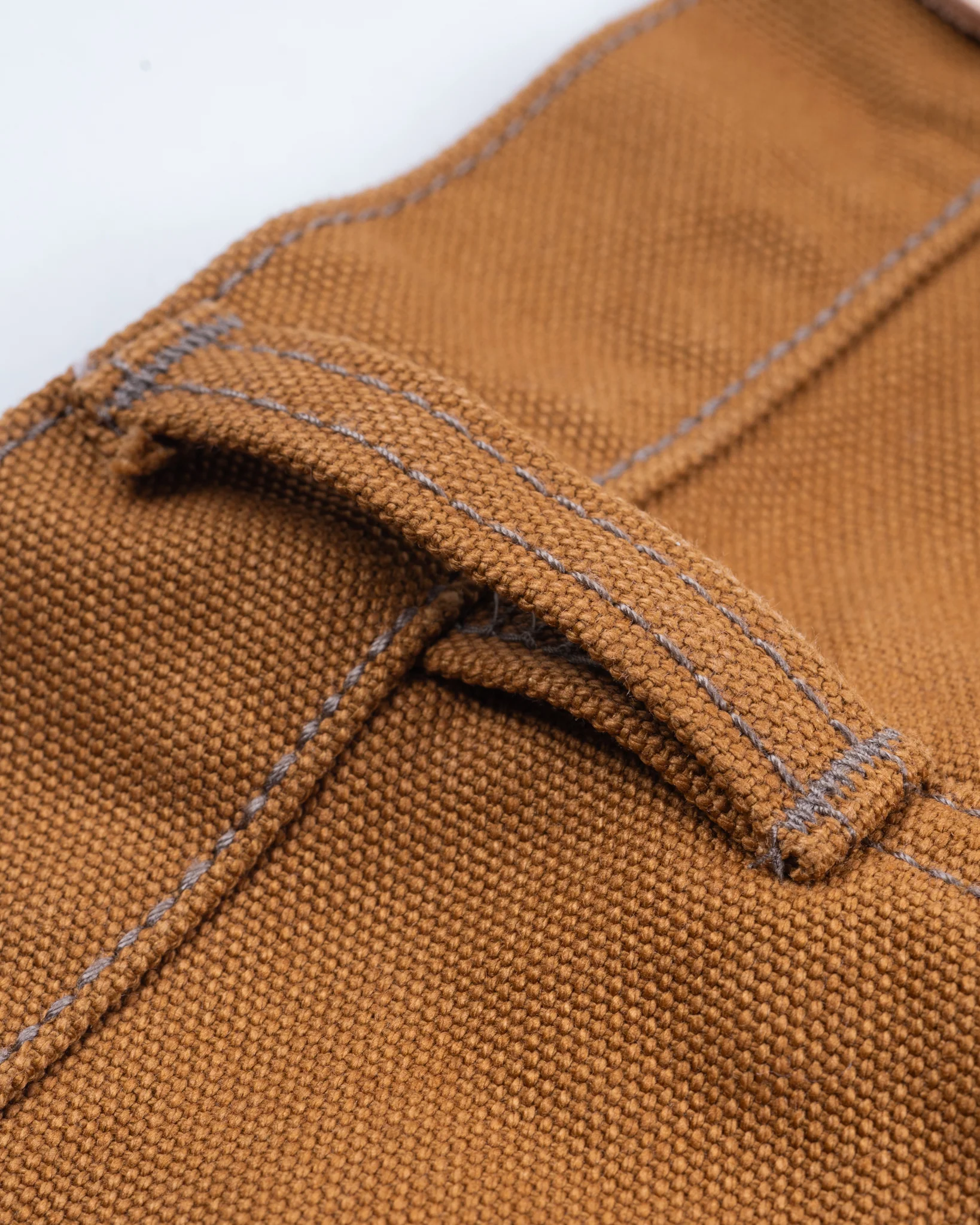 IH-634D - 17oz Duck Straight Cut Jeans - Brown - Image 8