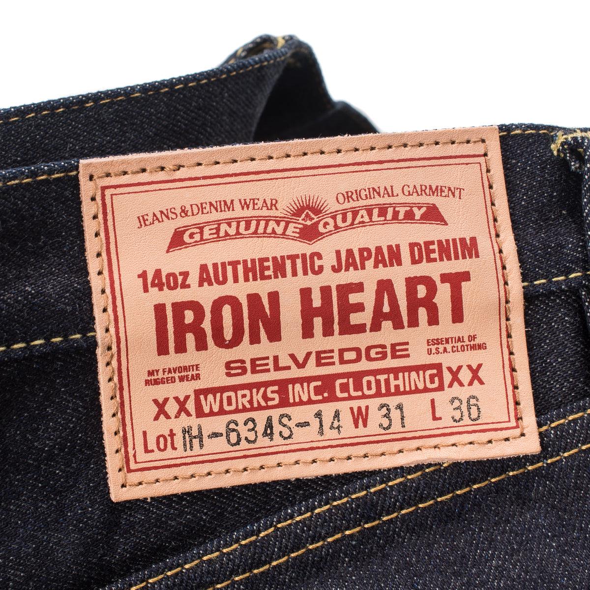 IH-634S-142 - 14oz Selvedge Denim Straight Cut Jeans - Indigo - Image 7