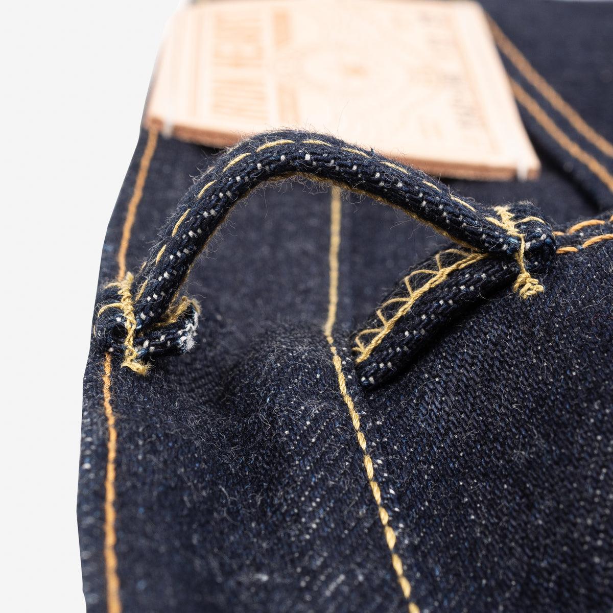 IH-634S-UHR - 21/23oz Raw Selvedge Denim Straight Cut Jeans - Indigo - Image 16