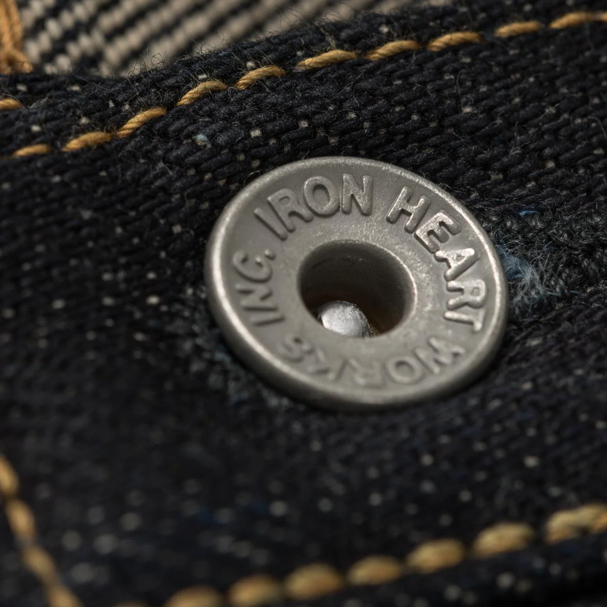 IH-666-XHS - 25oz Slim Straight Cut Jeans - Indigo - Image 13
