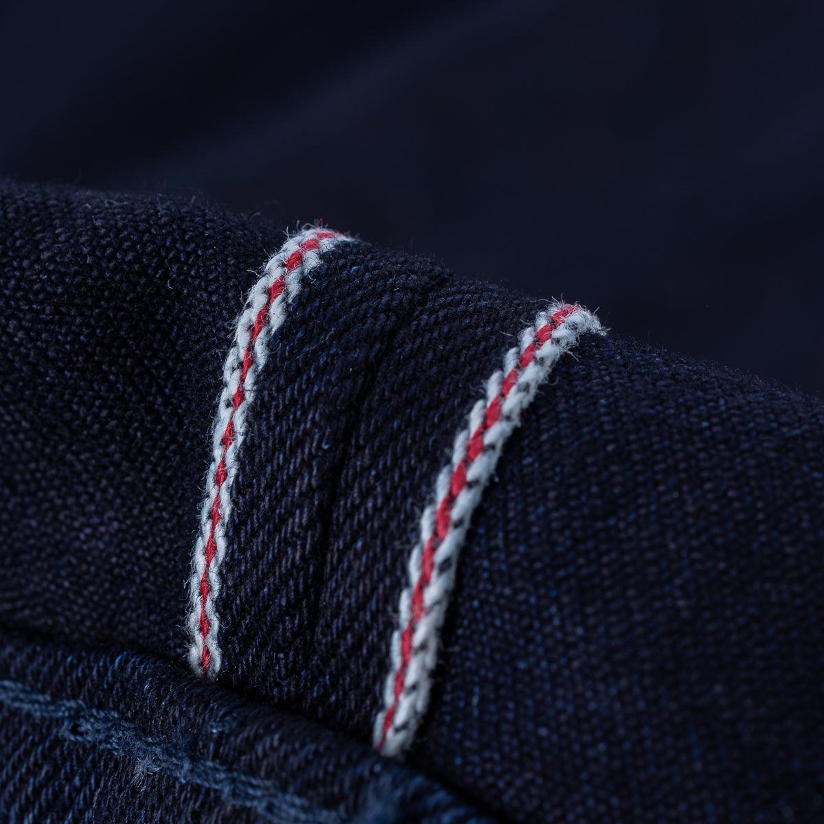 IH-666S-14II - 14oz Selvedge Denim Slim Straight Cut Jeans - Indigo/Indigo - Image 9