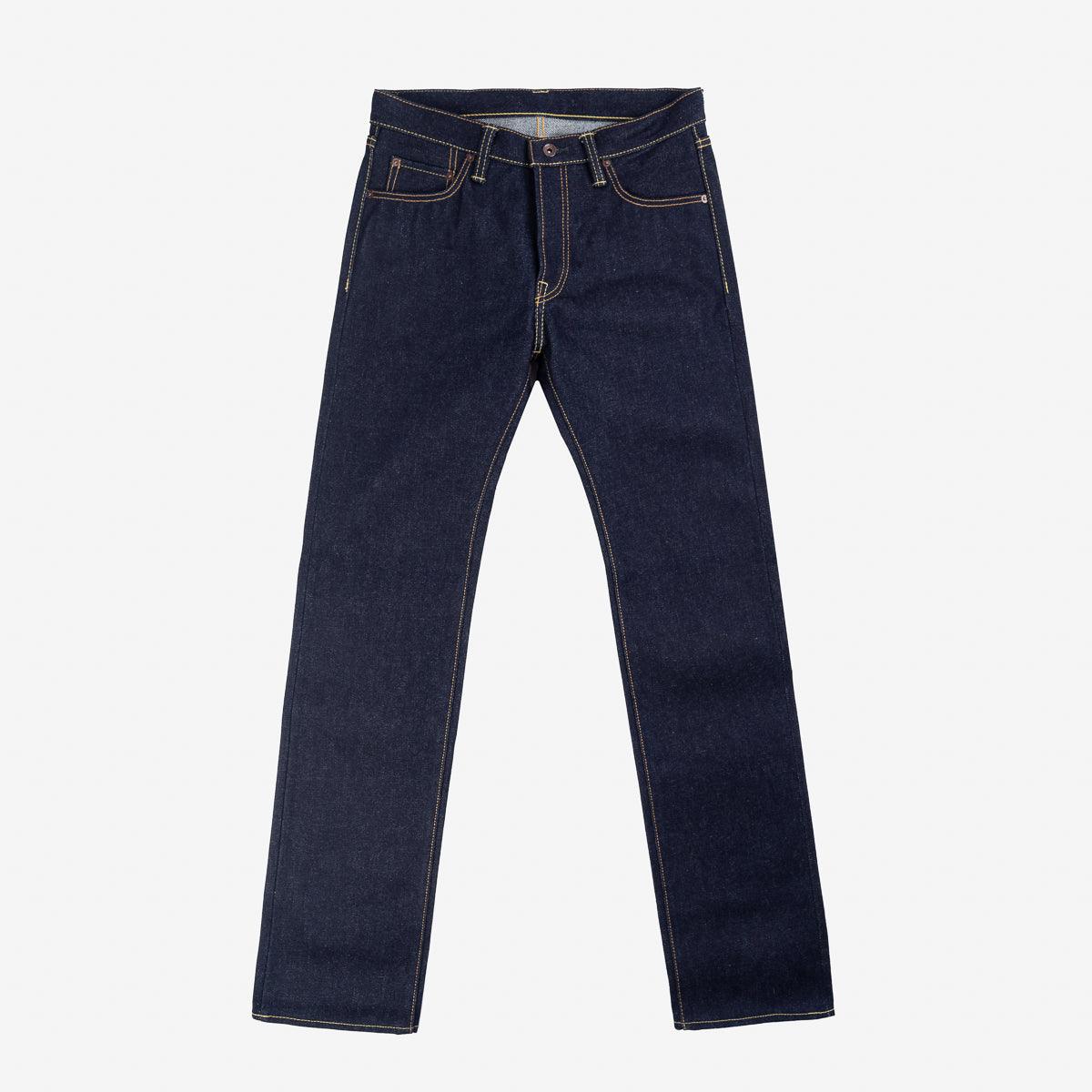 IH-666S-UHR - 21/23oz Ultra Heavy Raw Selvedge Denim Slim Straight Jeans - Indigo - Image 3