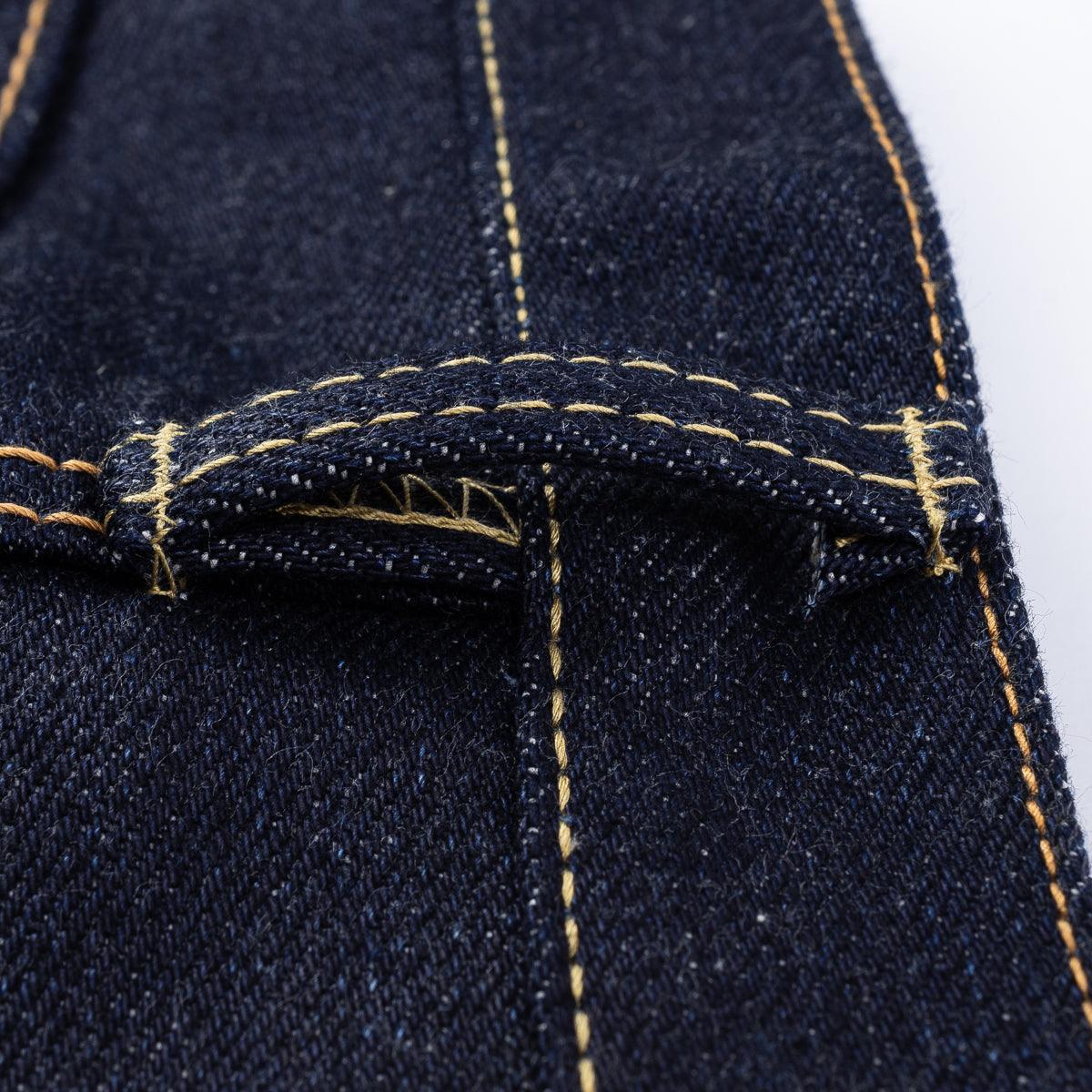 IH-666S-UHR - 21/23oz Ultra Heavy Raw Selvedge Denim Slim Straight Jeans - Indigo - Image 6