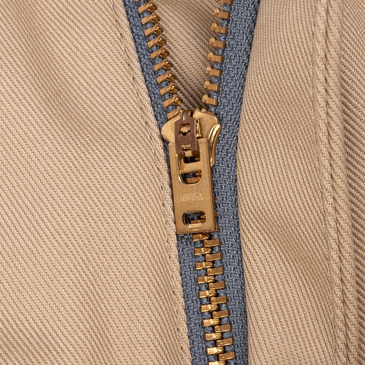 IH-717-KHA - 9oz Mercerised Selvedge Cotton Chinos - Khaki - Image 7
