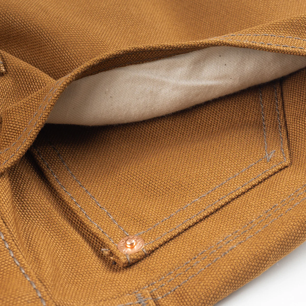 IH-743-BRN - 17oz Duck Cargo Pants - Brown - Image 12