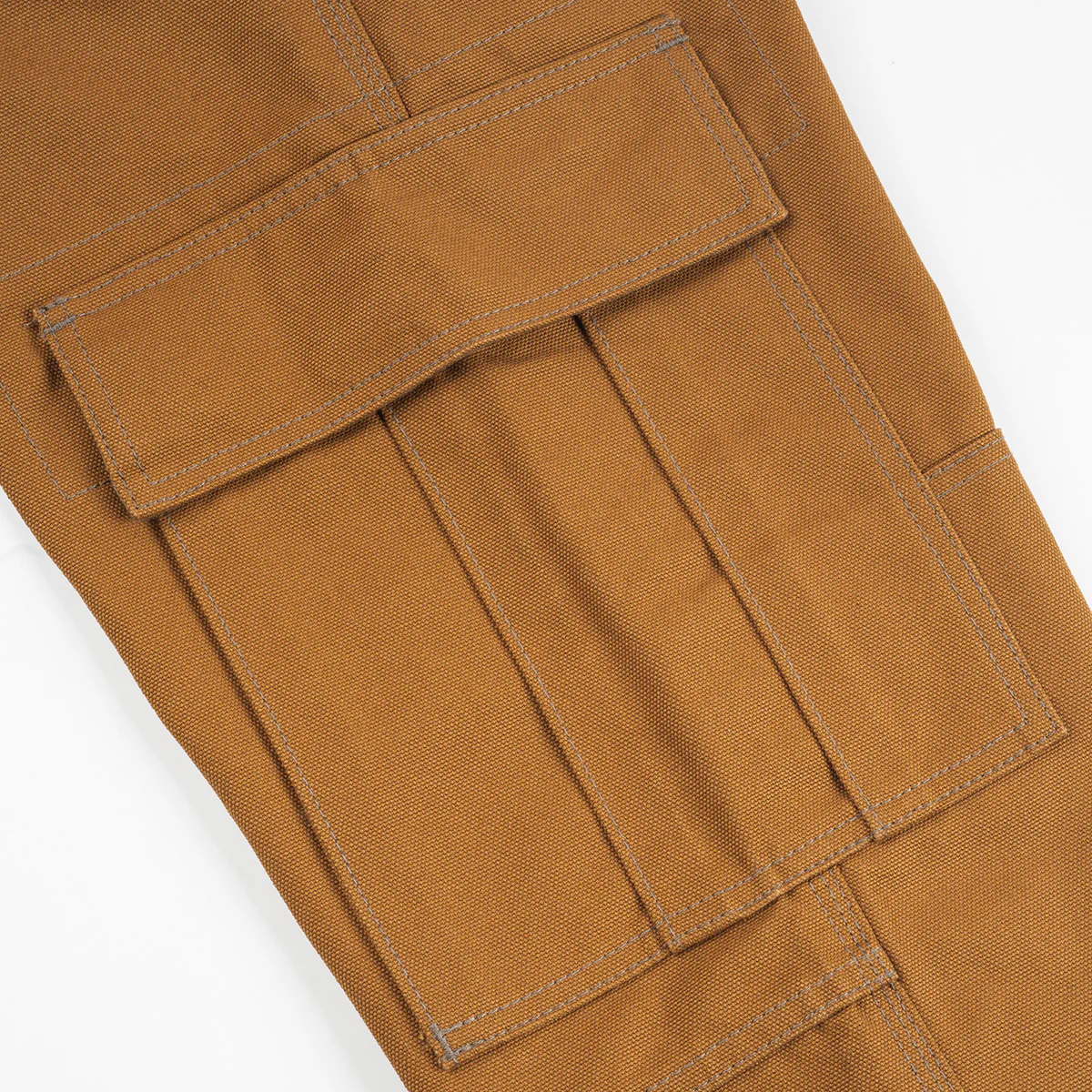 IH-743-BRN - 17oz Duck Cargo Pants - Brown - Image 15