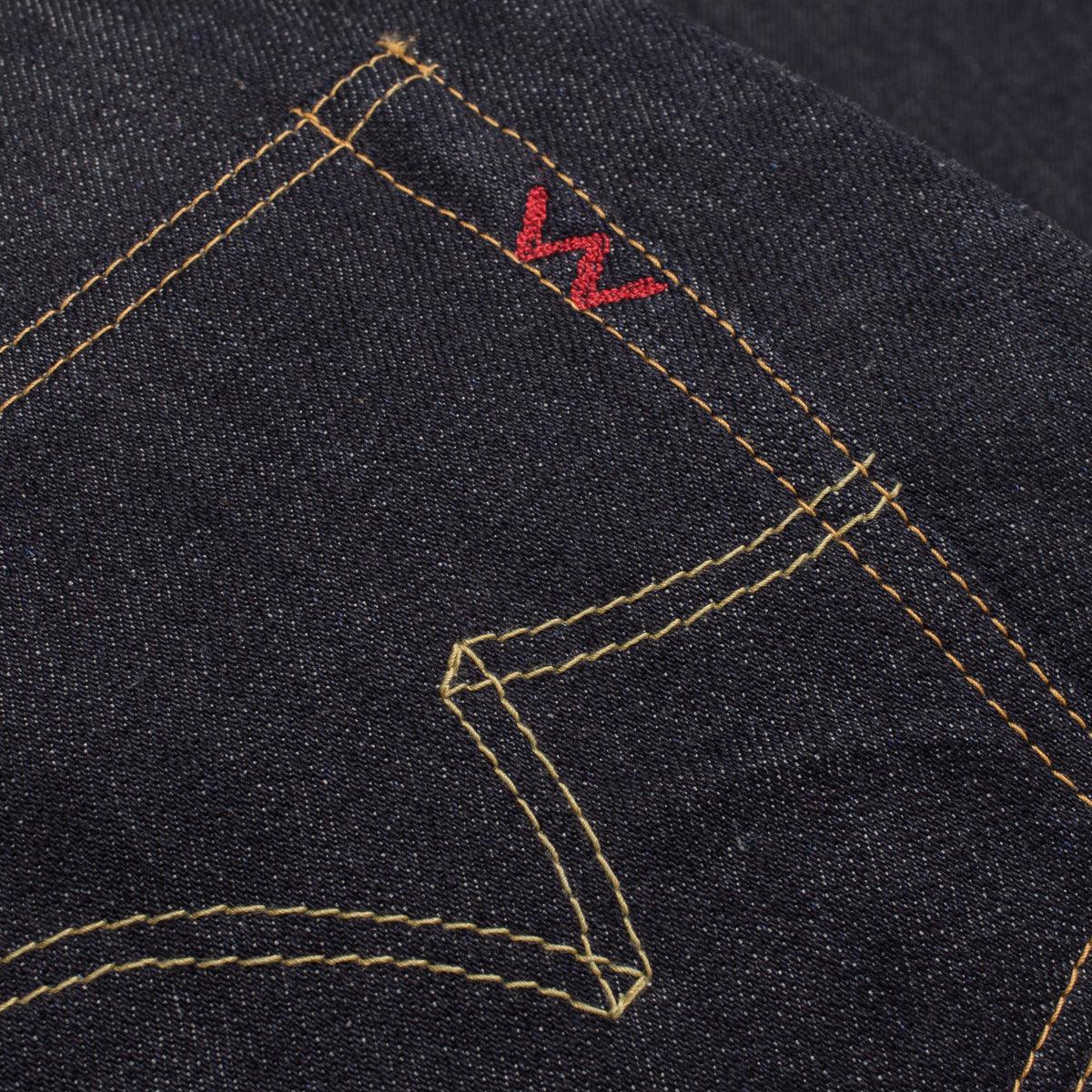 IH-777S-142 - 14oz Selvedge Denim Slim Tapered Jeans - Indigo - Image 8