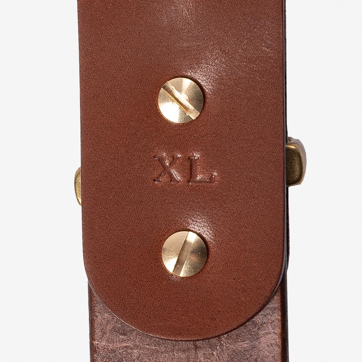 IHB-10-BRN - Heavy Duty "Tochigi" Leather Belt - Brown - Image 5
