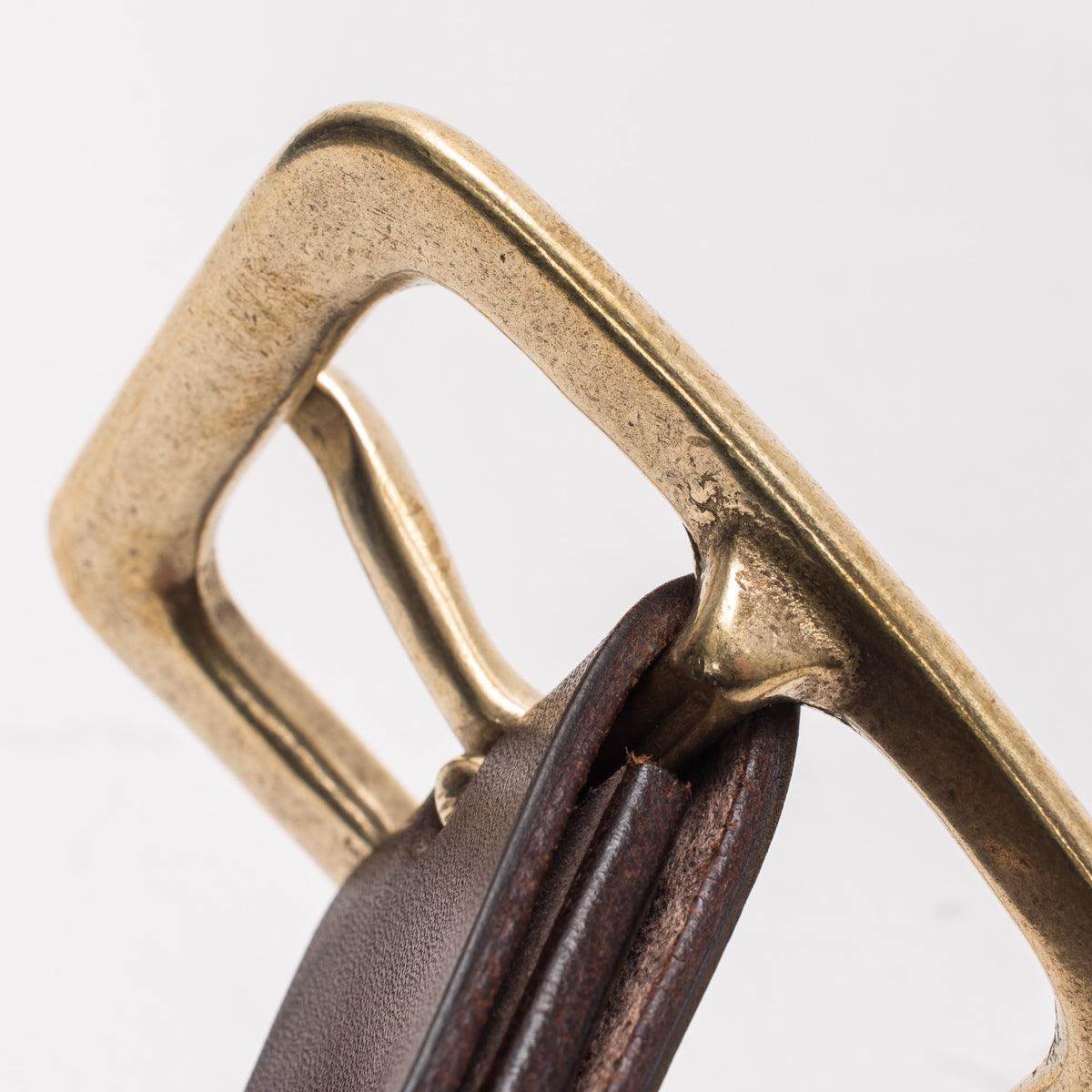 IHB-11-BRN - Heavy Duty "Tochigi" Leather Belt - Brown - Image 5