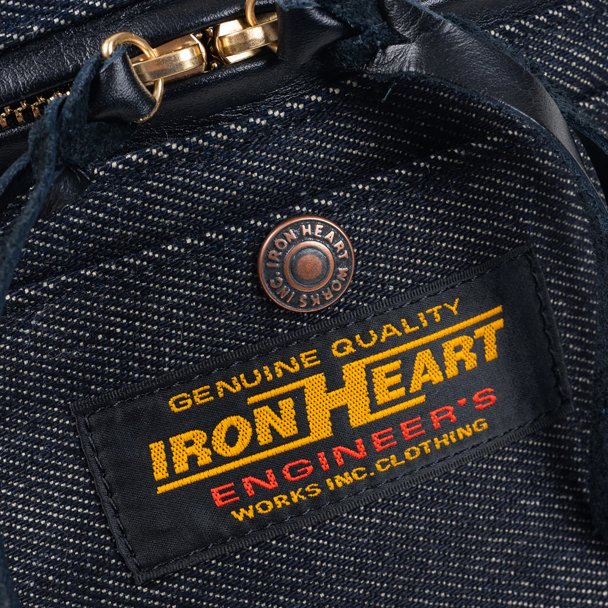 IHE-37-IND - 21oz Denim Waist Bag - Indigo - Image 6