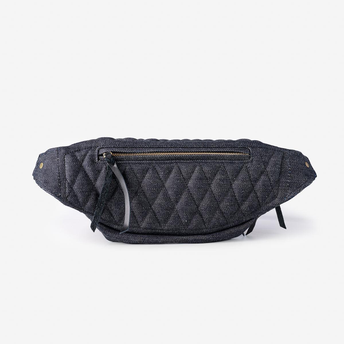 IHE-51-IND - 25oz Selvedge Denim Waist Bag - Indigo - Image 3