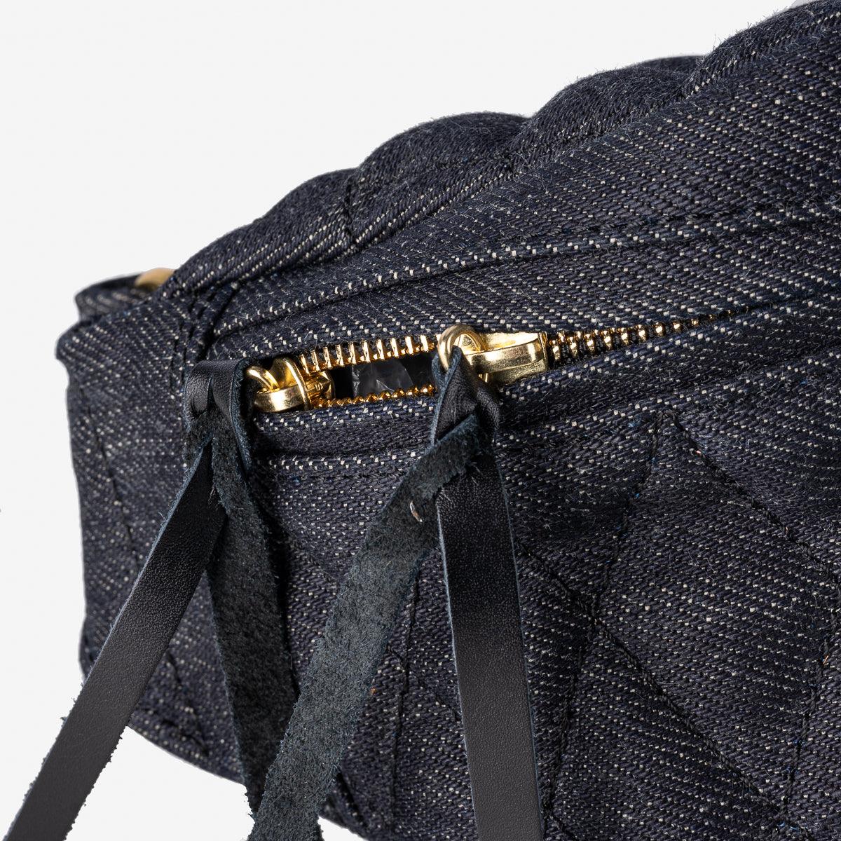 IHE-51-IND - 25oz Selvedge Denim Waist Bag - Indigo - Image 5