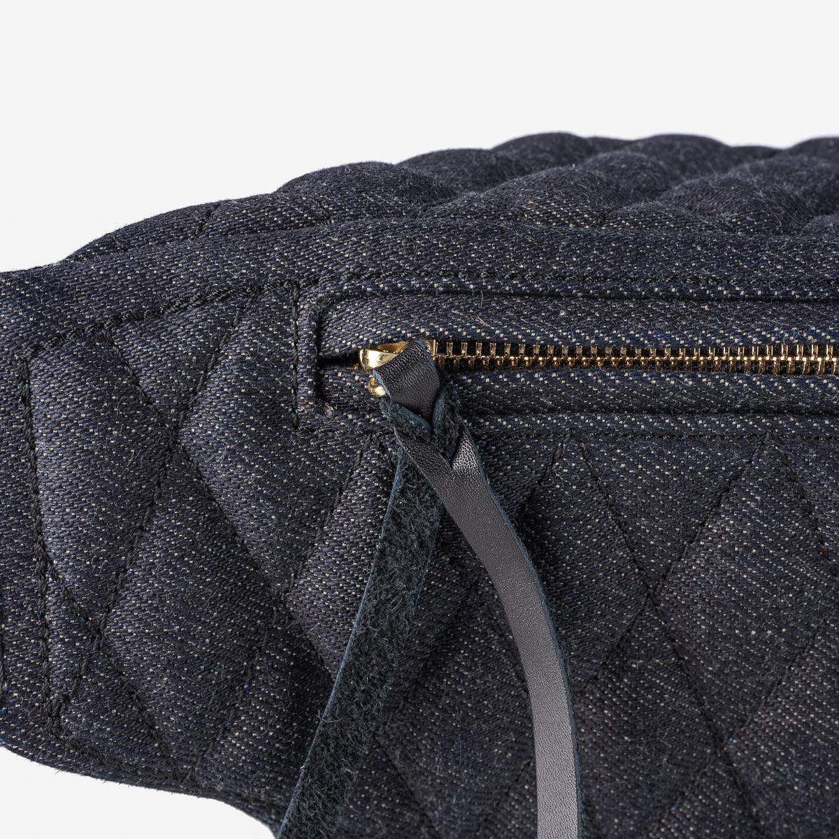IHE-51-IND - 25oz Selvedge Denim Waist Bag - Indigo - Image 6
