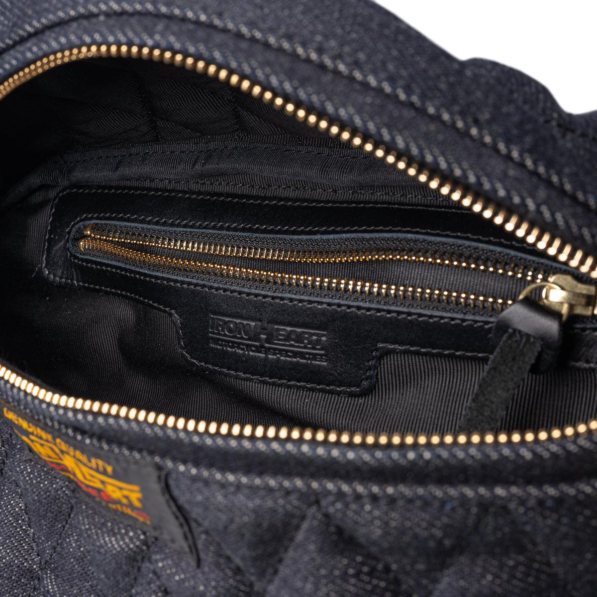 IHE-51-IND - 25oz Selvedge Denim Waist Bag - Indigo - Image 8