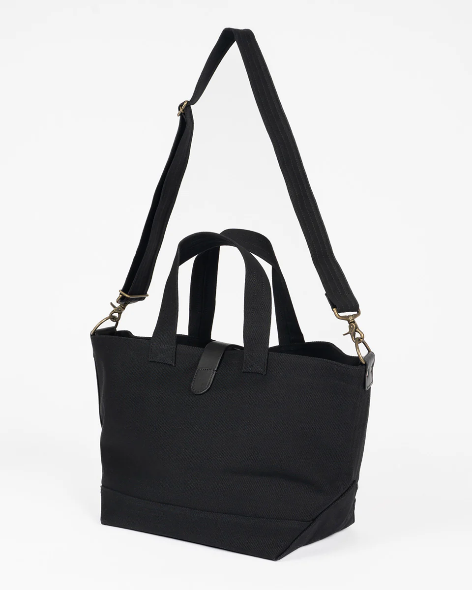 IHE-55-BLK - 21oz Denim Tote Bag - Superblack - Image 3