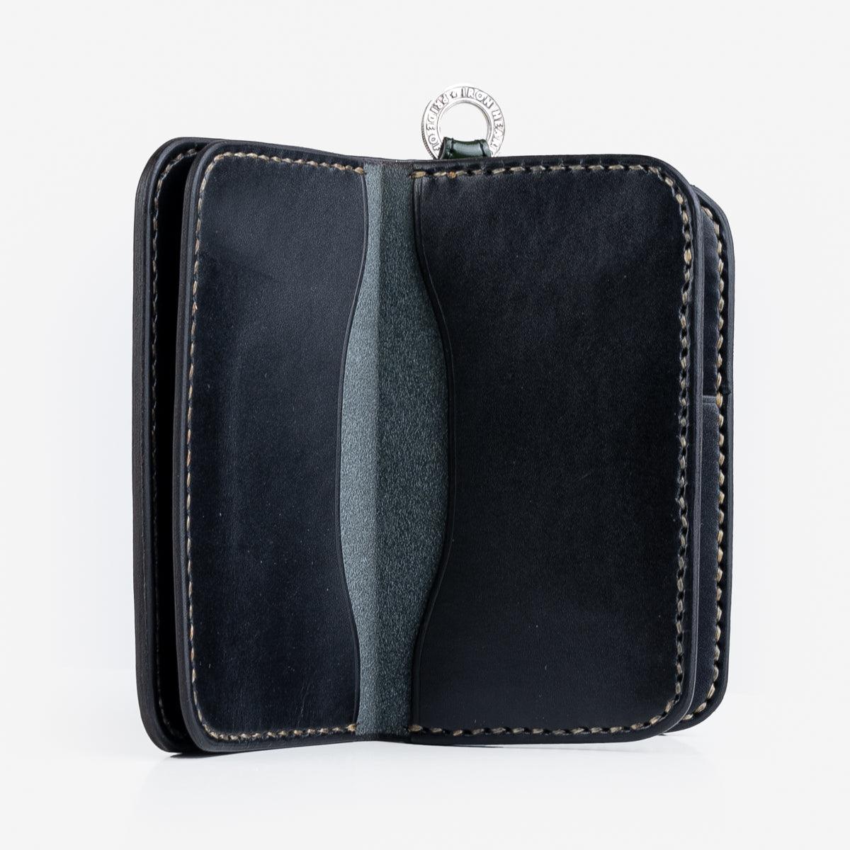 IHG-02-GRN - Medium Shell Cordovan Wallet - Green - Image 3