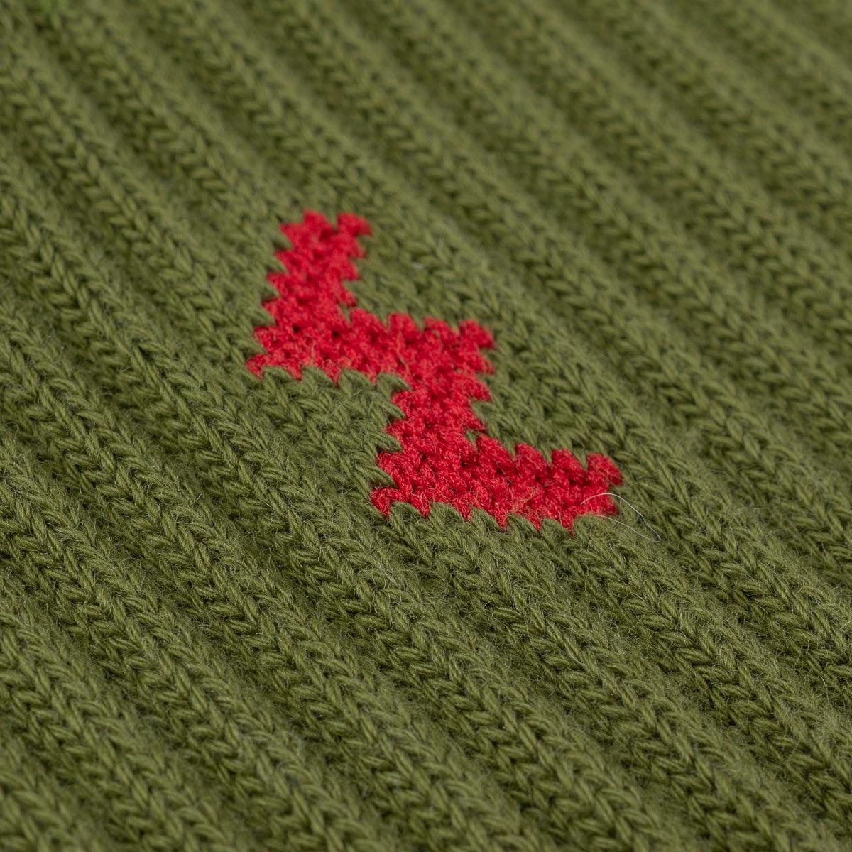 IHG-030-3-OLV - 3-Pack Iron Heart Boot Socks - Olive - Image 3
