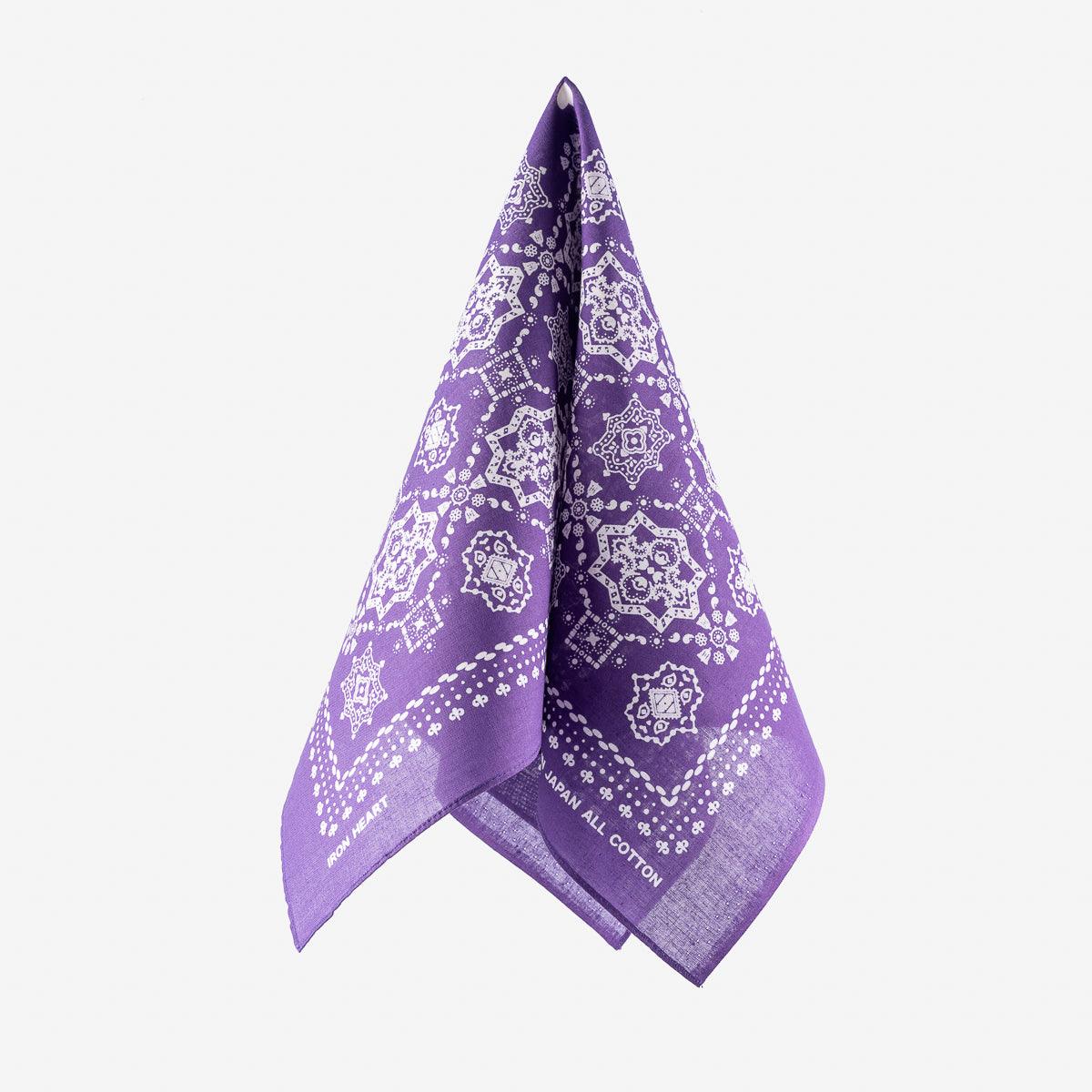 IHG-051 - Iron Heart “Bell” Bandana - Black, Red, Green, Purple, Blue - Image 15