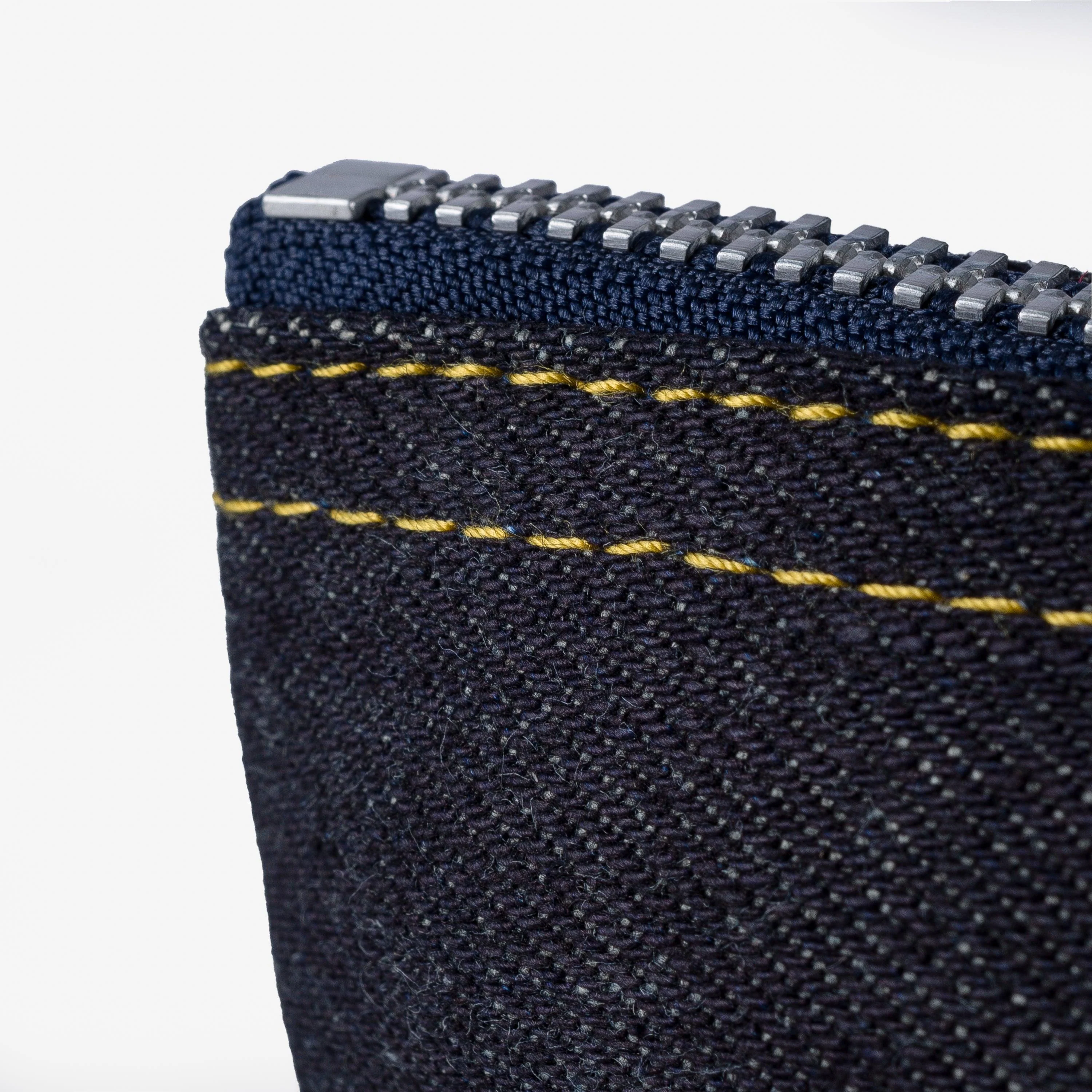 IHG-108 - 14oz Selvedge Denim Zip-Up Pouch - Image 5