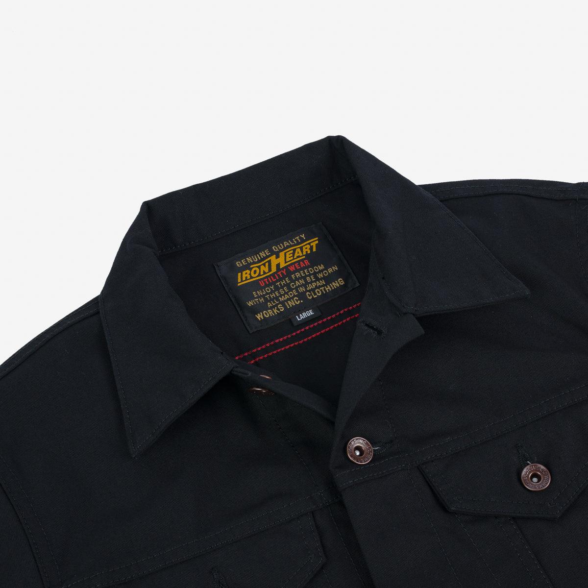 IHJ-133-BLK - 10oz TC Duck Modified Type III Jacket - Black - Image 4