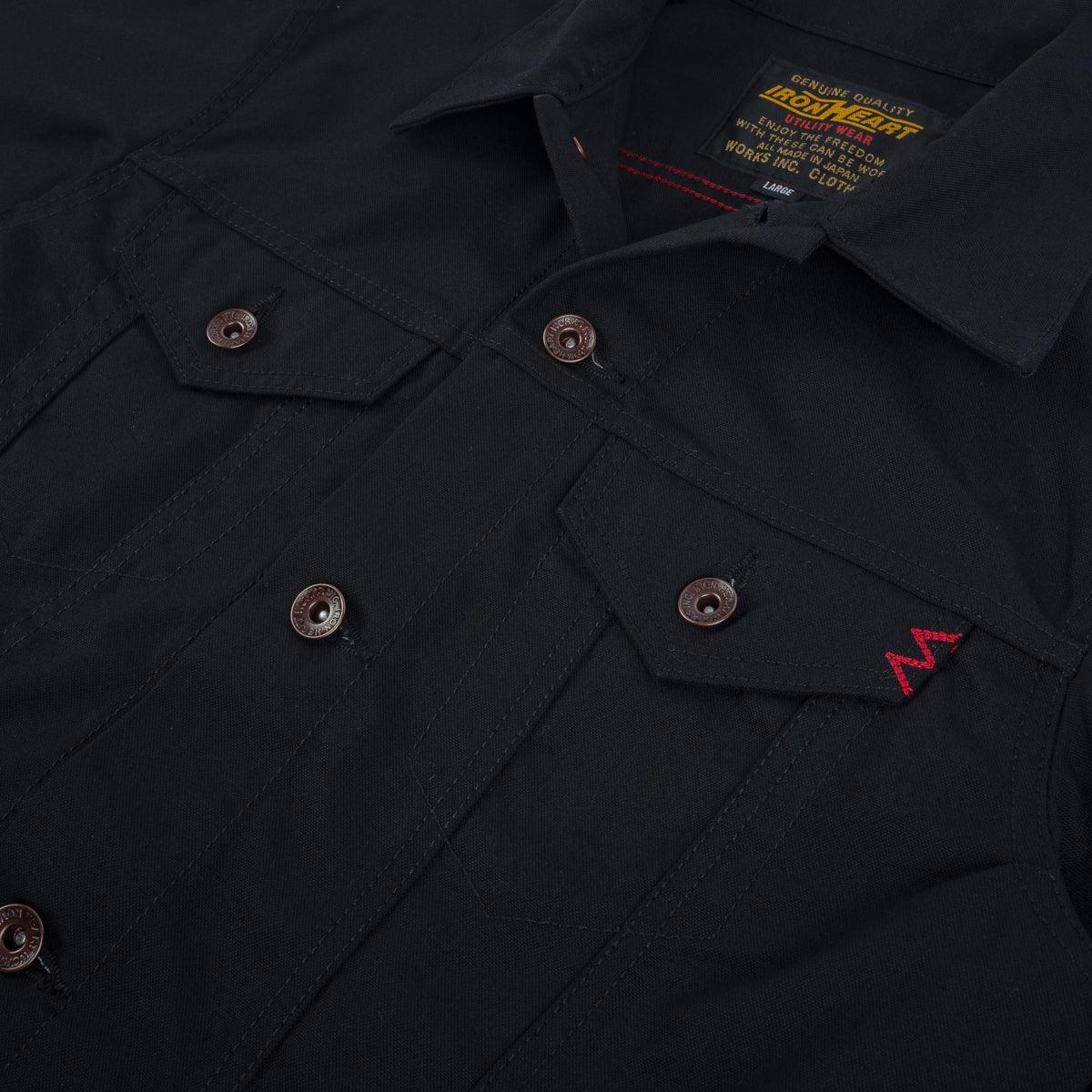 IHJ-133-BLK - 10oz TC Duck Modified Type III Jacket - Black - Image 5