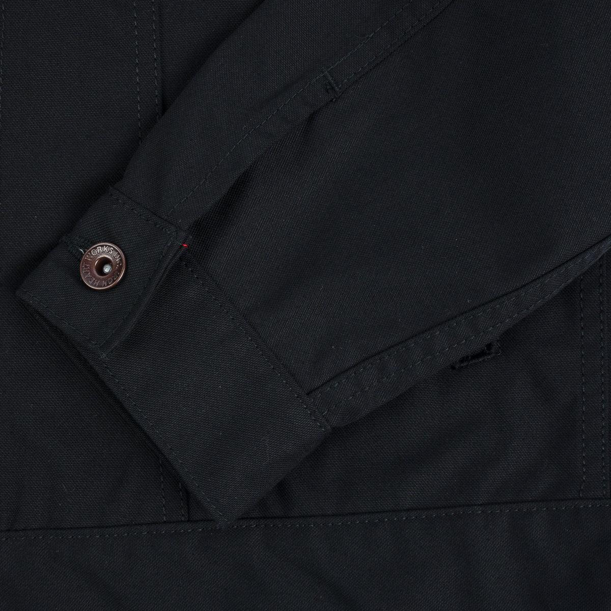 IHJ-133-BLK - 10oz TC Duck Modified Type III Jacket - Black - Image 7