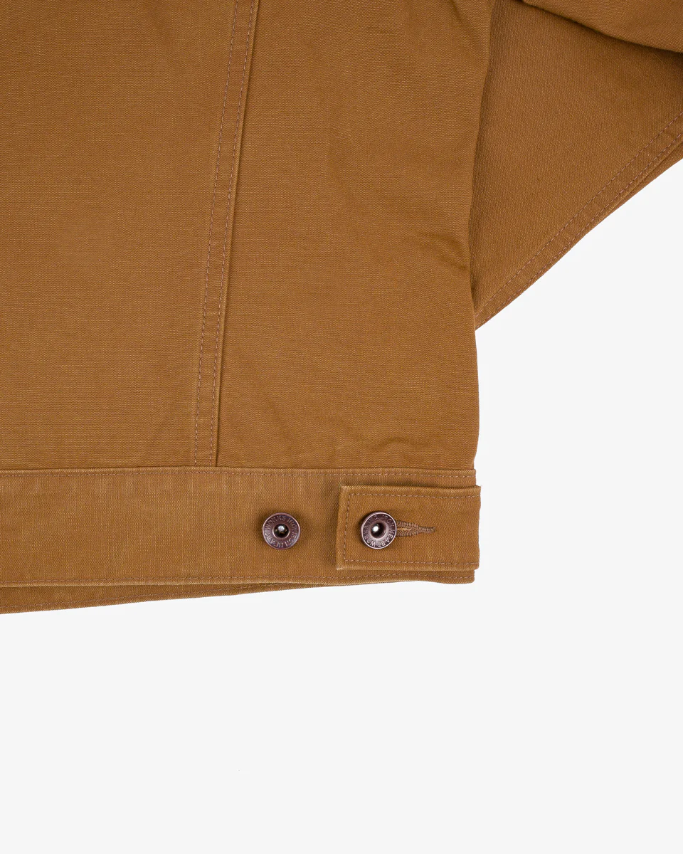 IHJ-147-BRN - 9oz Canvas Type III Jacket - Brown - Image 8