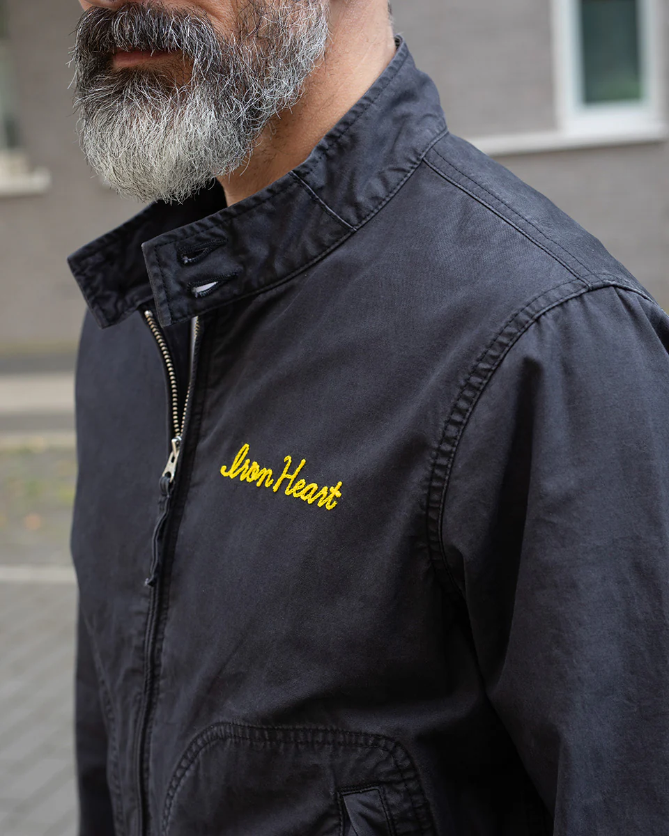 IHJ-165-BLK - 6.2oz Serge Drizzler Jacket - Black - Image 3