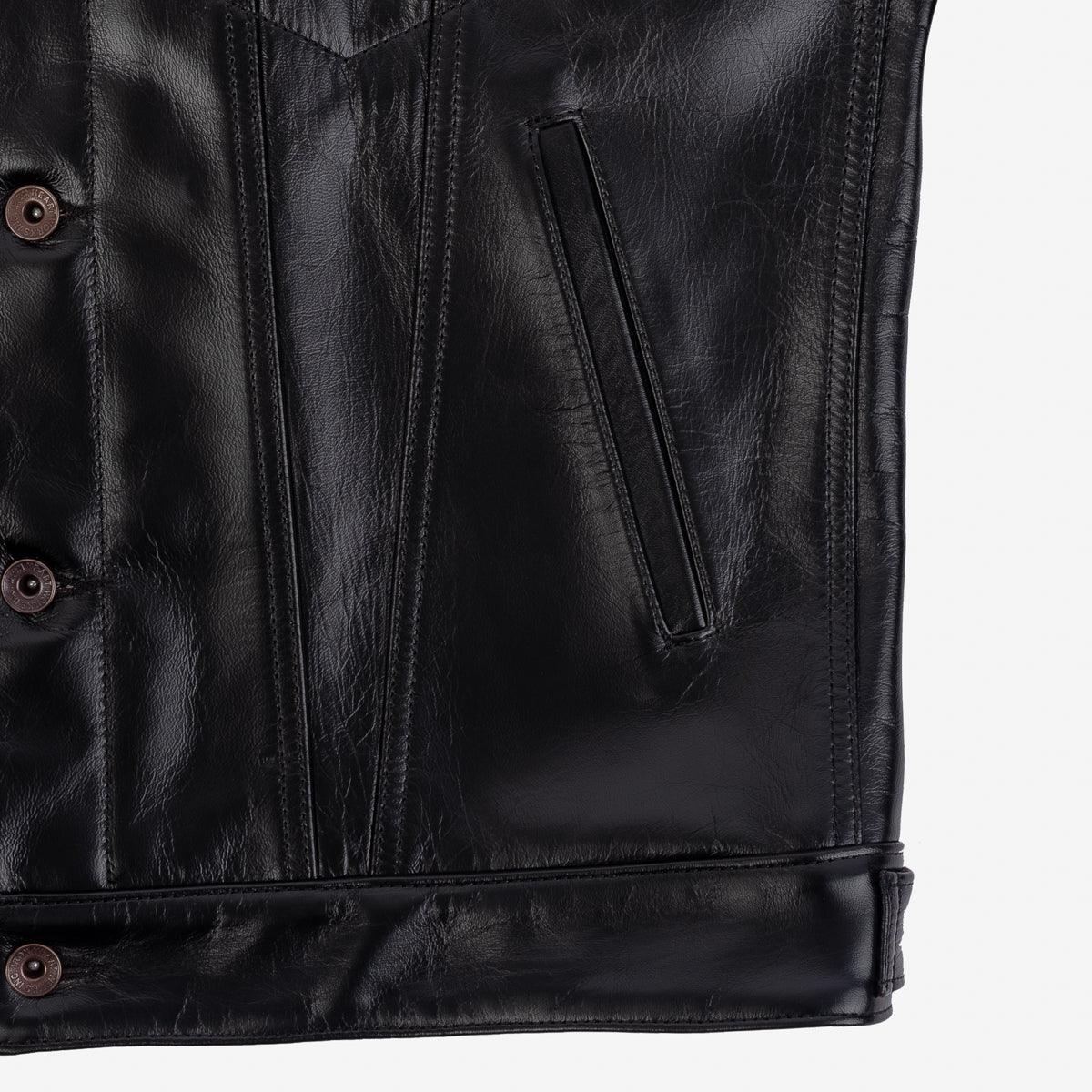 IHJ-64-BLK - Horsehide Modified Type III Jacket - Black - Image 8