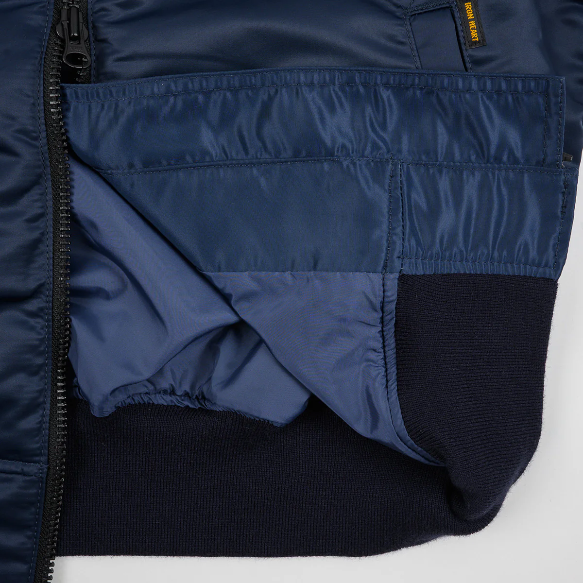 IHM-50-NAV - 4.8oz Nylon Type L-2B Jacket - Navy - Image 12