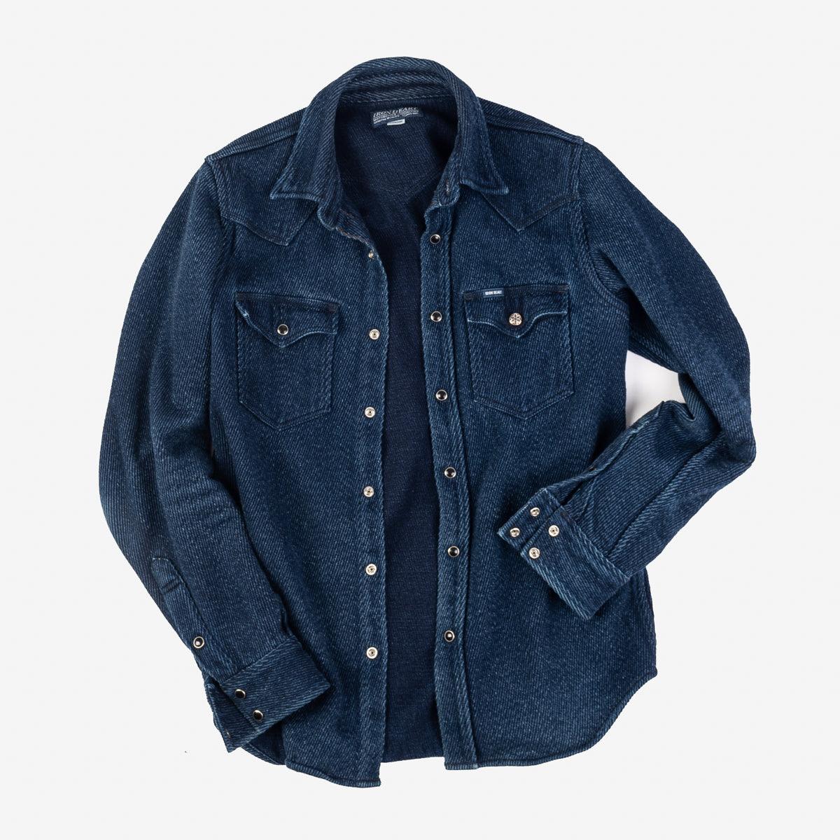 IHSH-208-IND - Kersey Western Shirt - Indigo - Image 3