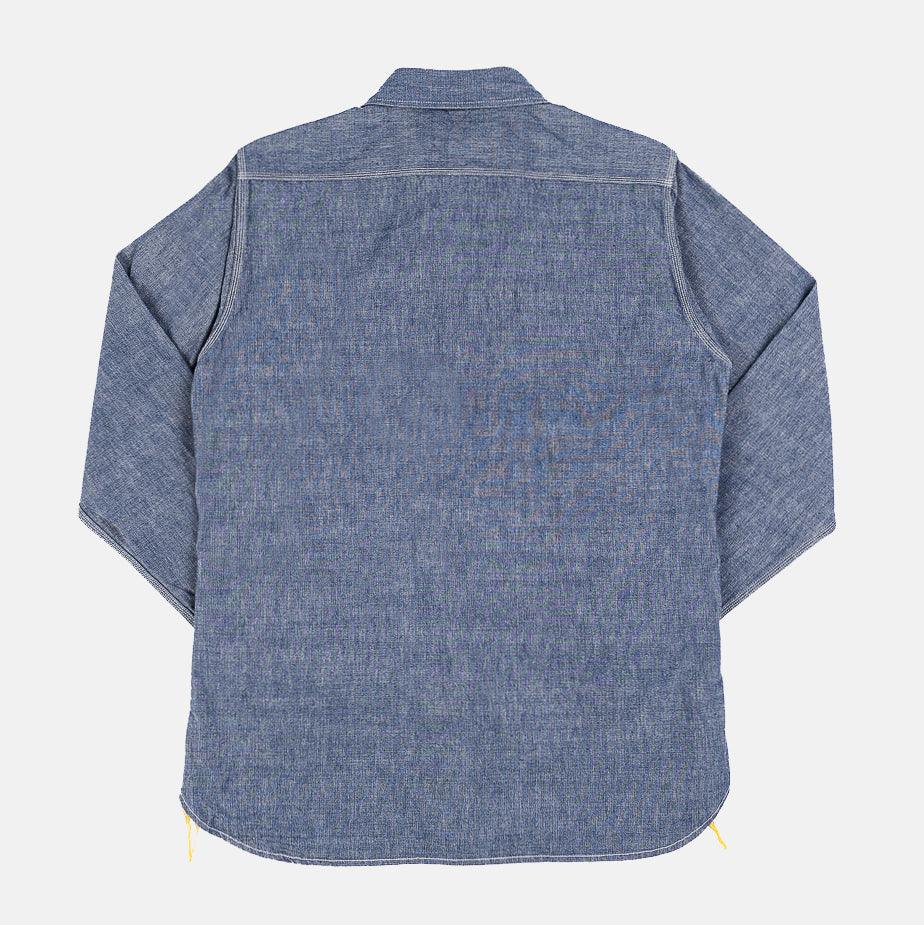 IHSH-21-BLU - 10oz Selvedge Chambray Work Shirt - Image 4