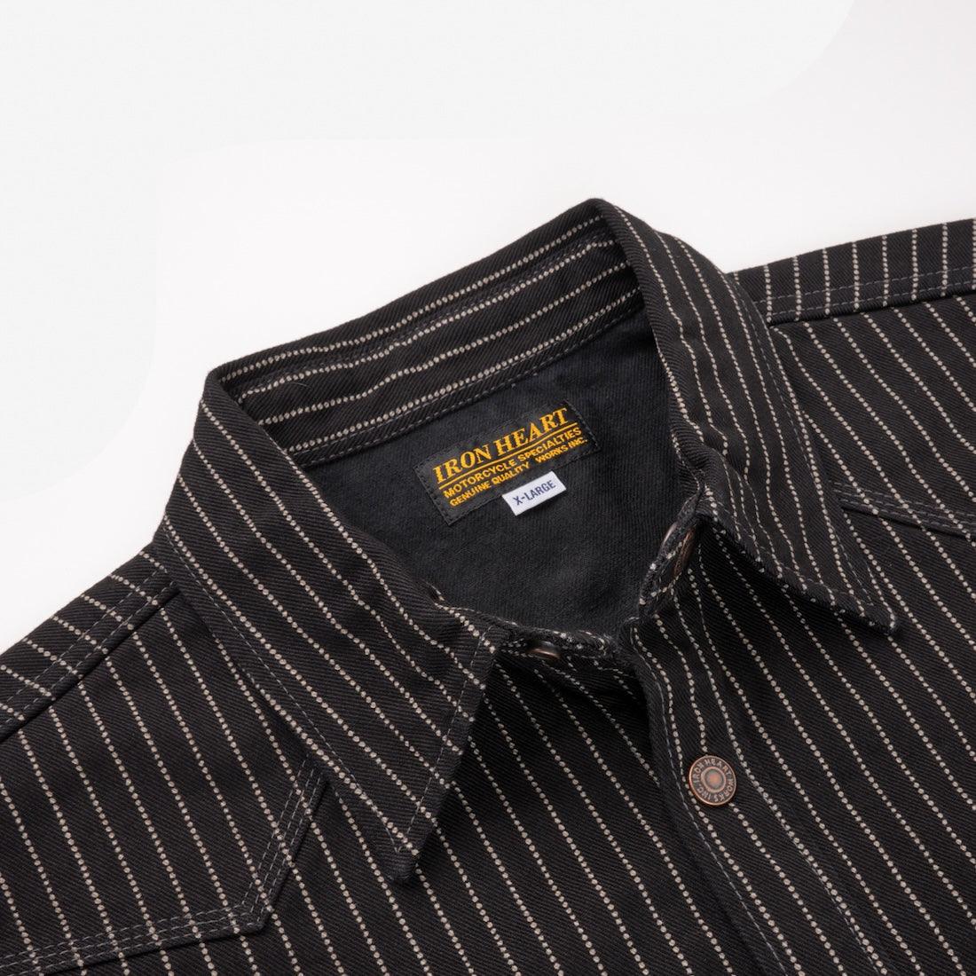 IHSH-227-BLK - 12oz Wabash CPO Shirt - Black - Image 7
