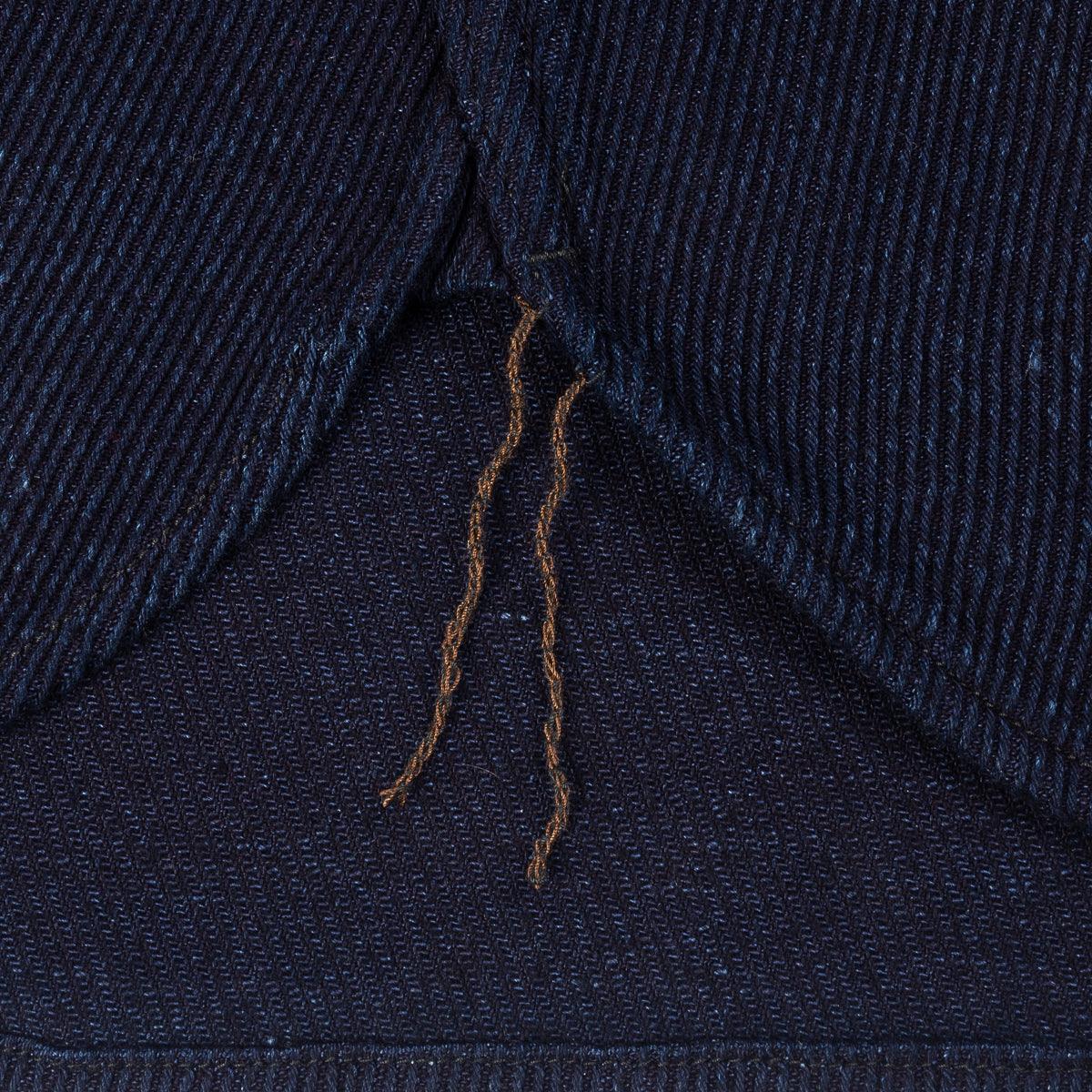 IHSH-288-IND - 14oz Kersey Work Shirt - Indigo - Image 8