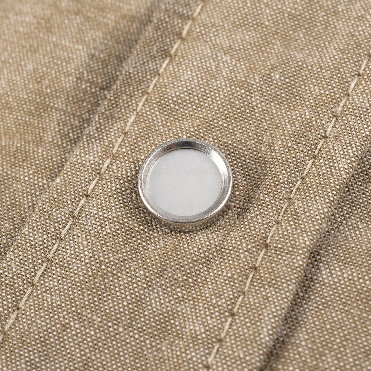 IHSH-315-KHA - Selvedge Chambray Western Shirt - Khaki - Image 9