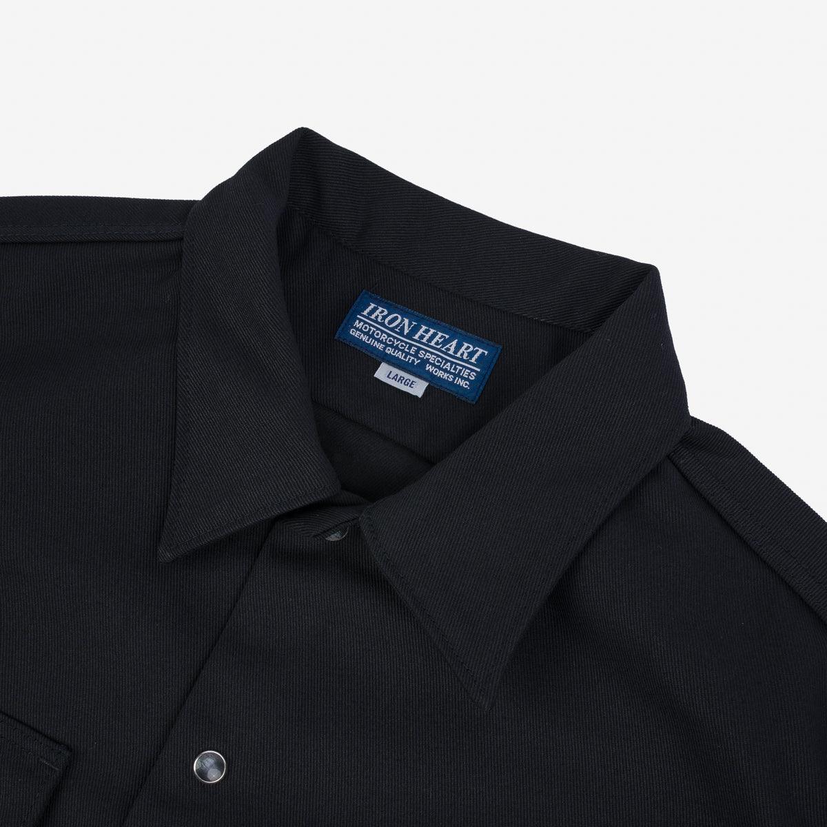 IHSH-364-BLK - 11oz T/C Mechanic Shirt - Black - Image 4