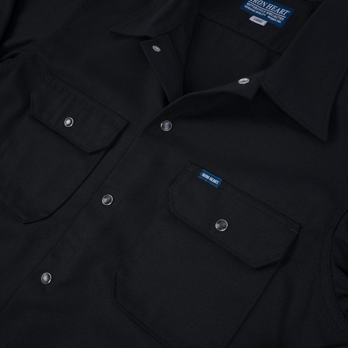 IHSH-364-BLK - 11oz T/C Mechanic Shirt - Black - Image 6