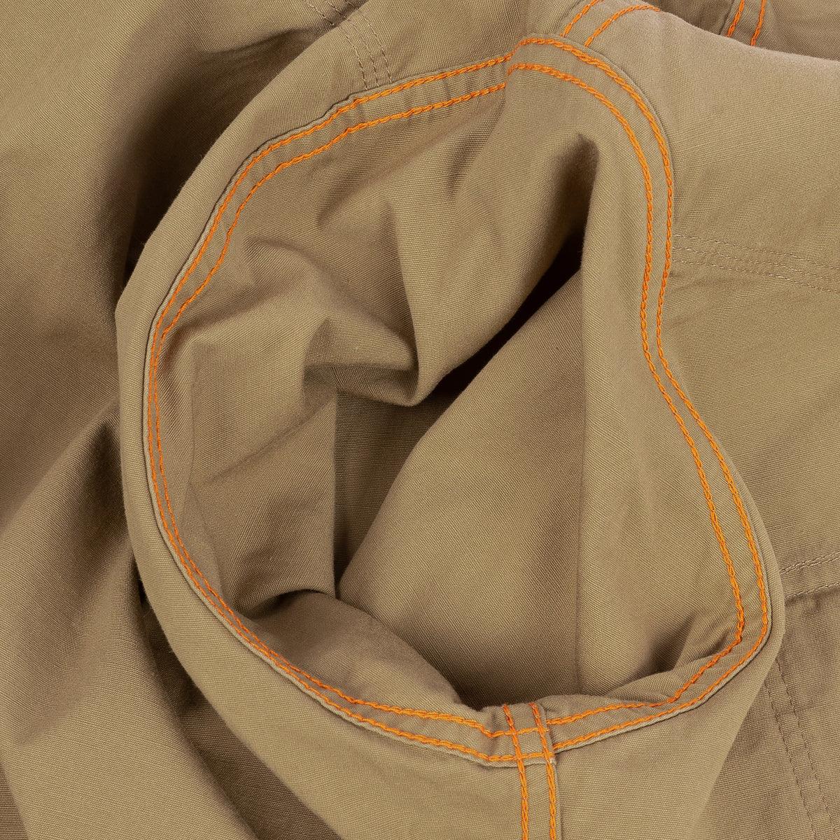 IHSH-394-KHA - 7oz Fatigue Cloth Western Shirt - Khaki - Image 12