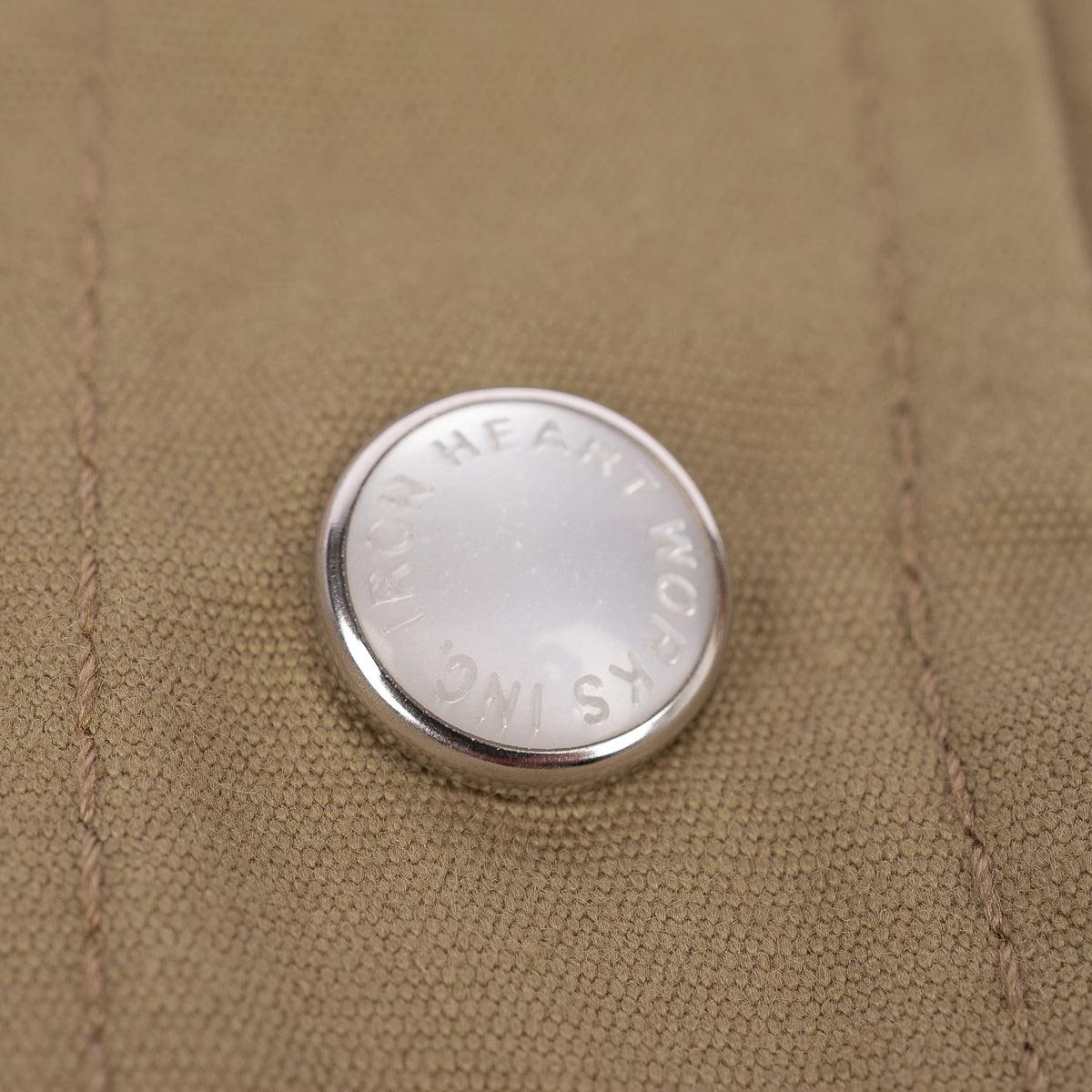 IHSH-394-KHA - 7oz Fatigue Cloth Western Shirt - Khaki - Image 6