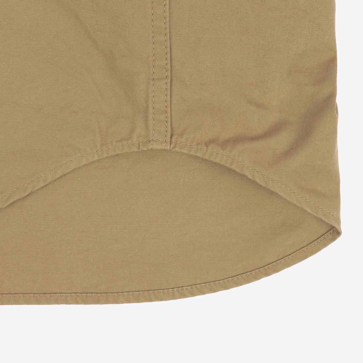 IHSH-394-KHA - 7oz Fatigue Cloth Western Shirt - Khaki - Image 9